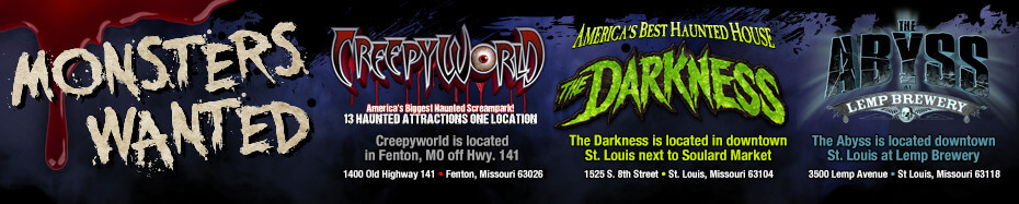 Missouri Haunted Houses Monsters Wanted