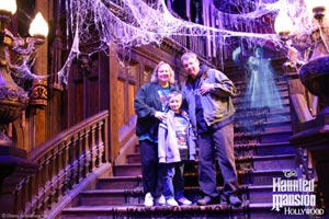 Shot in the Haunted Mansion exhibit