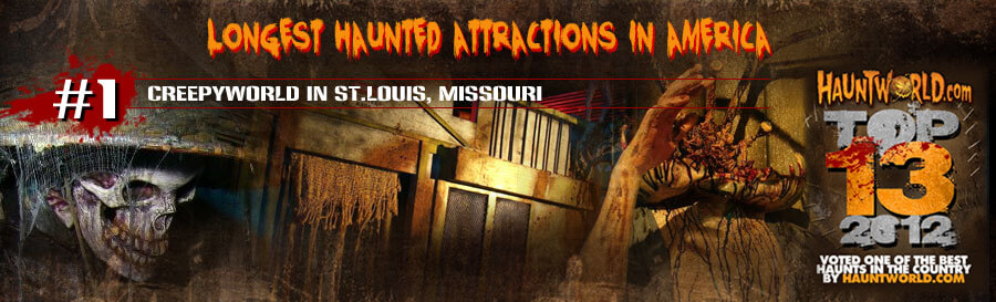 Top Ten LONGEST haunted attractions in America